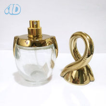 Special Curved Transparent Spray Glass Cosmetic Bottle